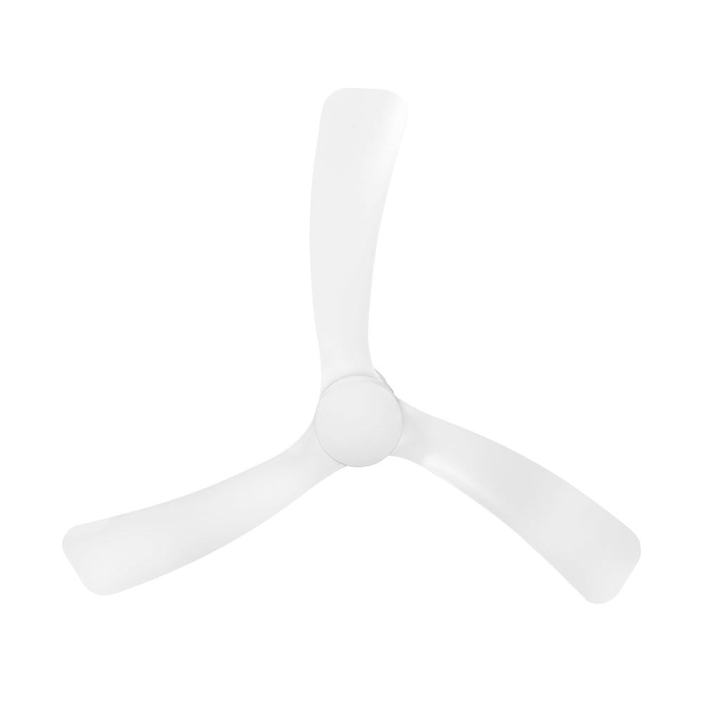 52" Ceiling Fan LED Light 5 Speed Fans Remote Control White