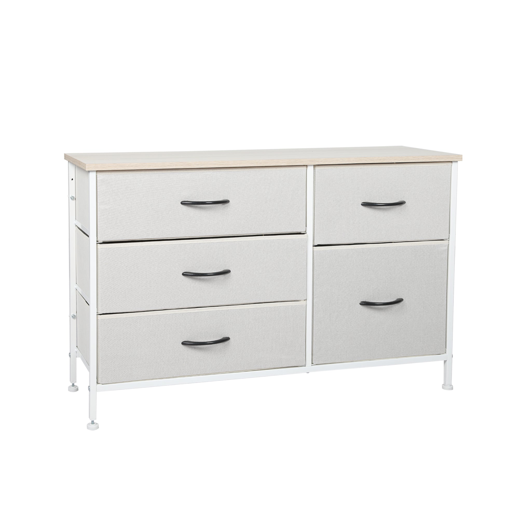 Beige colour - Ergonomic Storage Cabinet Tower Chest of Beige  Scandi Inspired