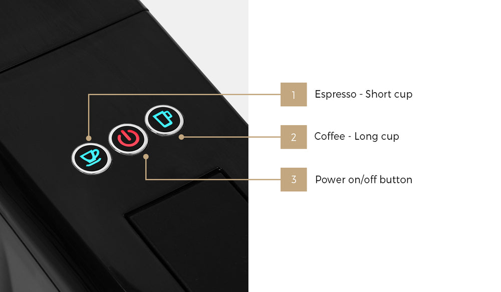 Capsule Coffee Machine 19 Bars 3-in-1 Nespresso Cafe Maker