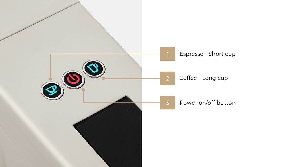Capsule Coffee Machine 19 Bars 3-in-1 Nespresso Cafe Maker