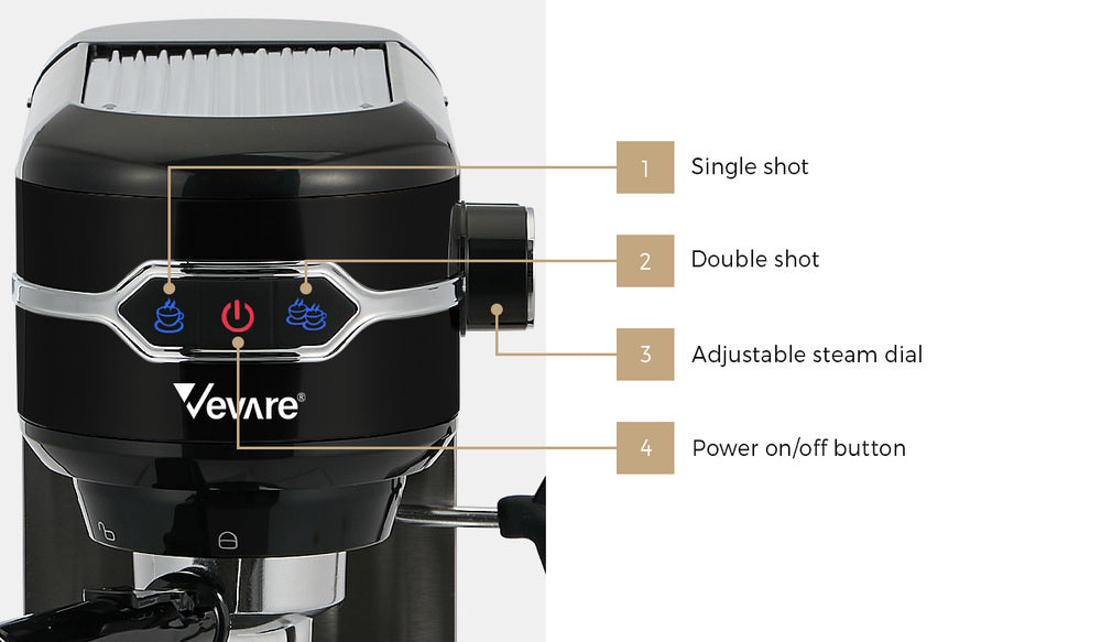 Espresso Latte Cappuccino Machine Milk Frother | Simpledeals