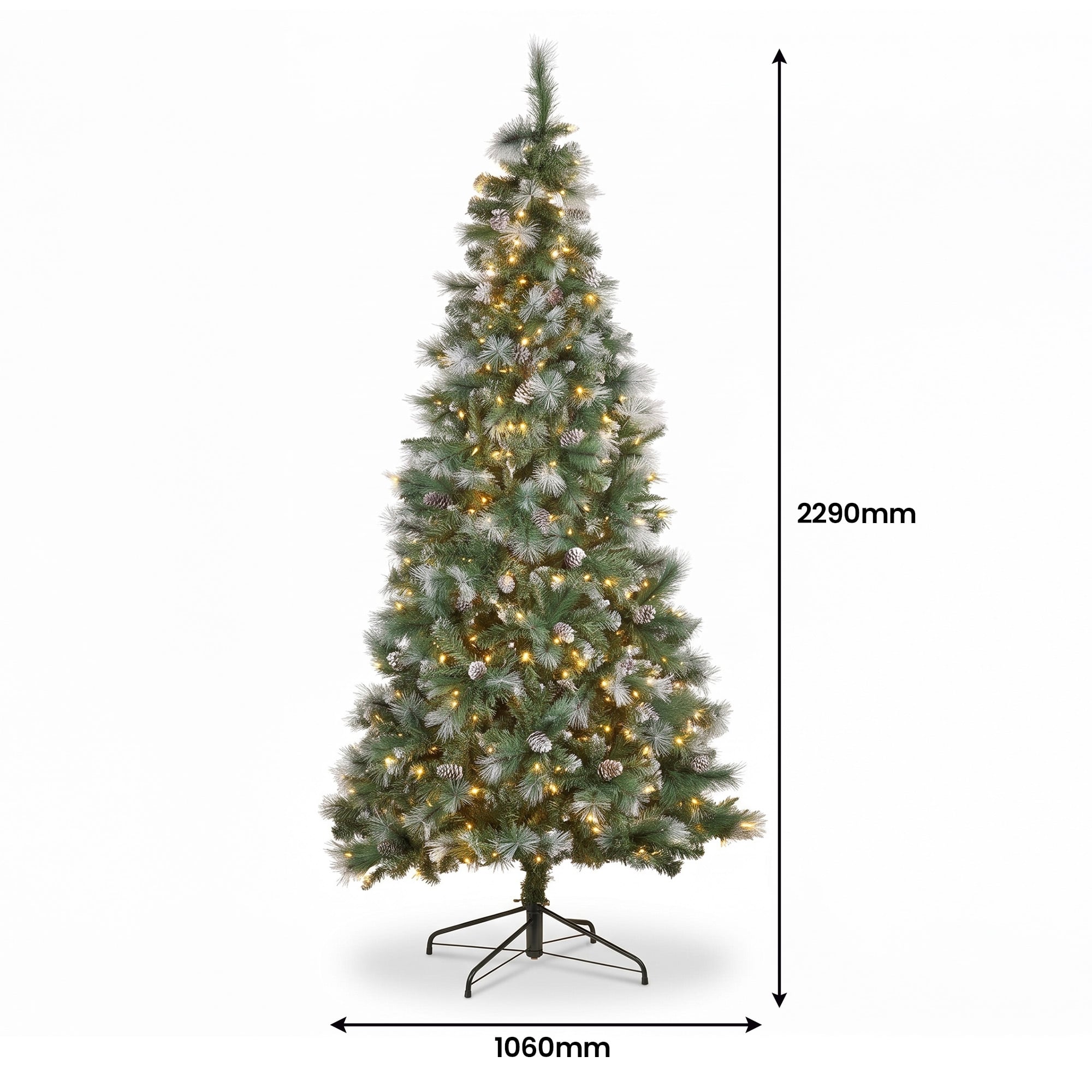 Christmas Tree Warm White LEDs 61x15cm