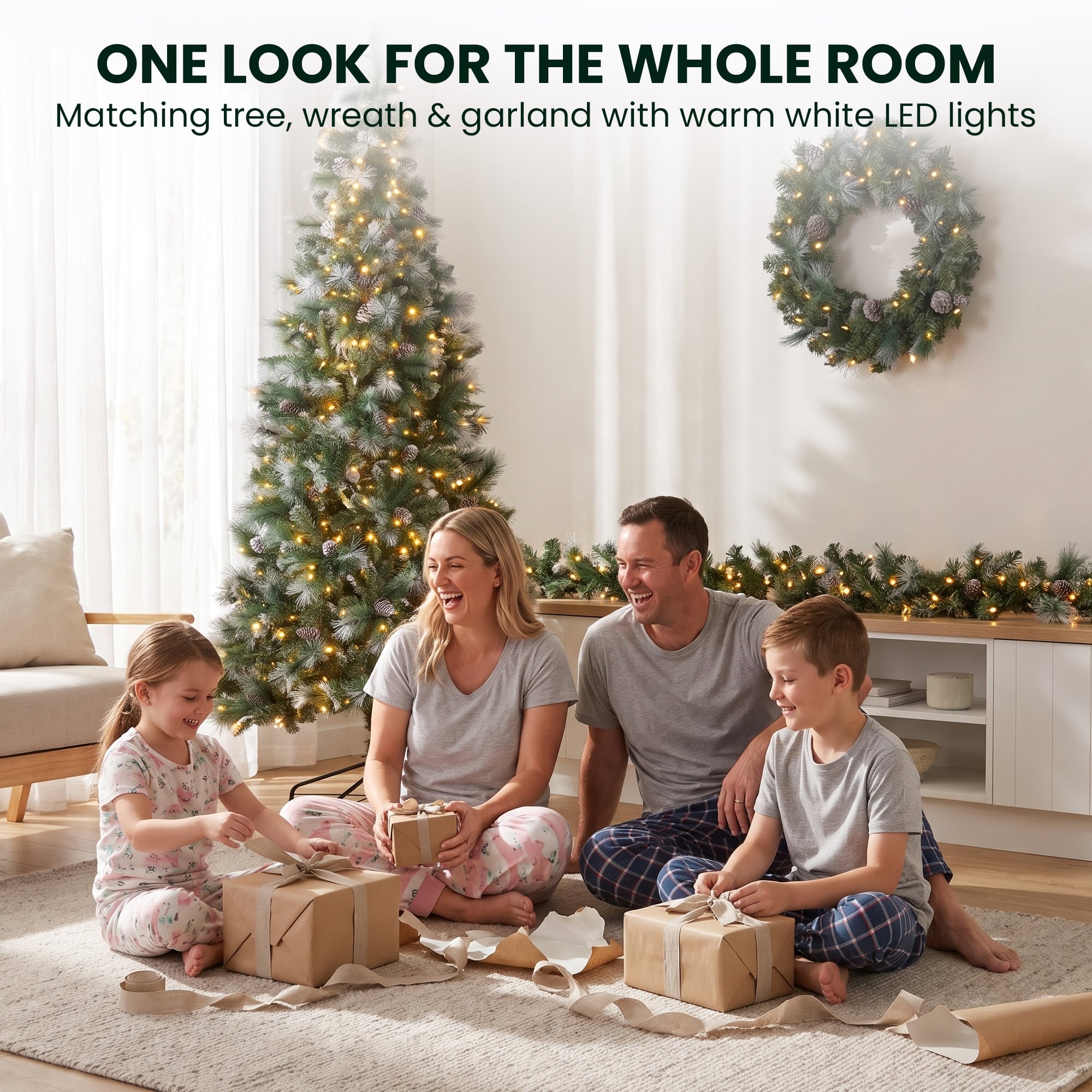 Christmas Tree Warm White LEDs 61x15cm