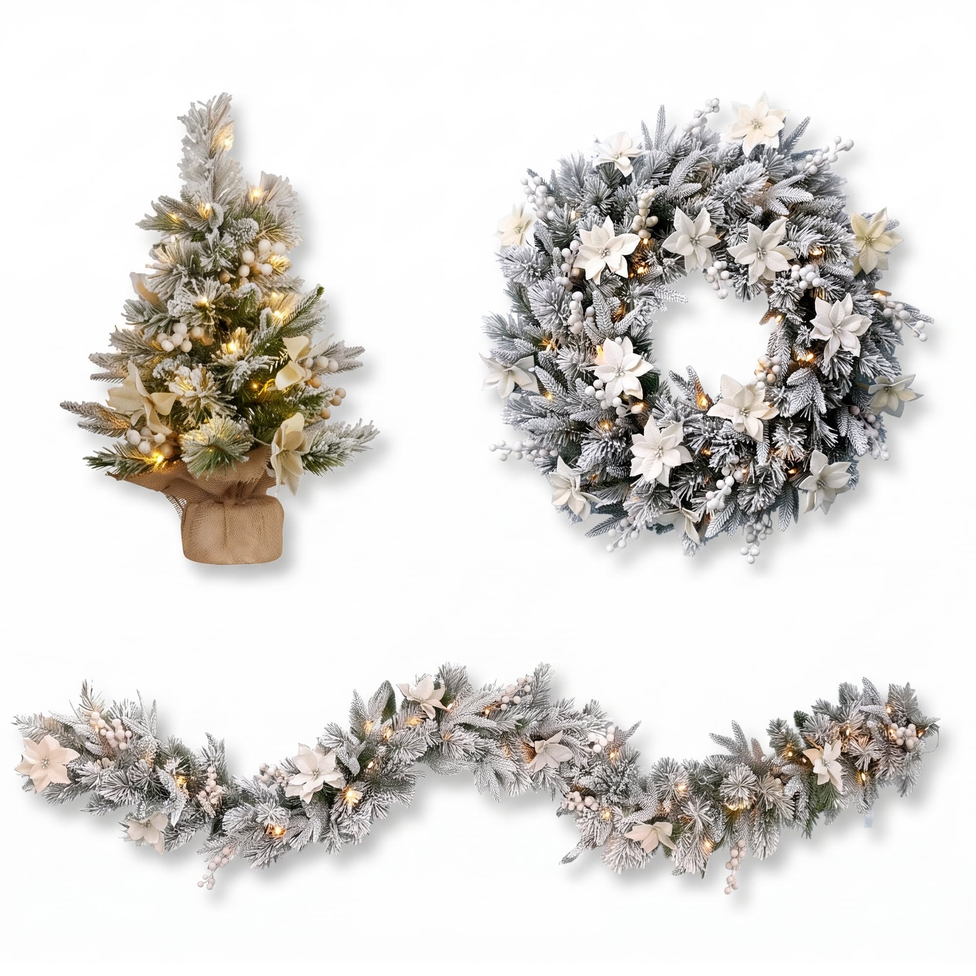 Frosted Christmas 3pc Set
