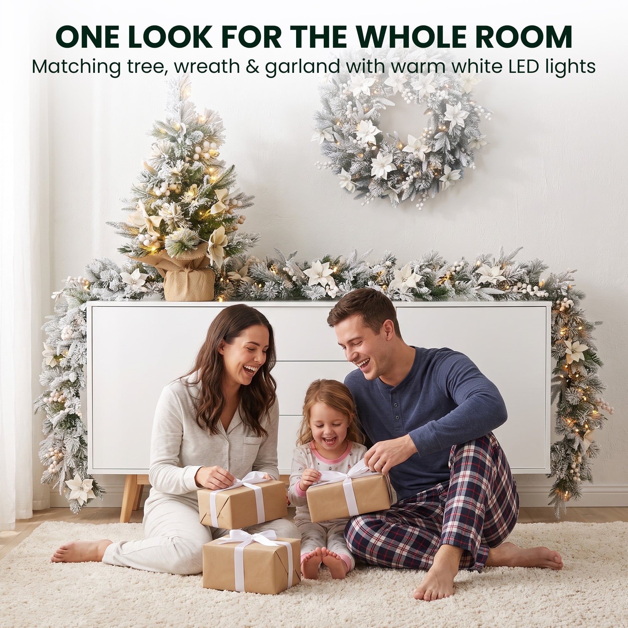 Frosted Christmas 3pc Set