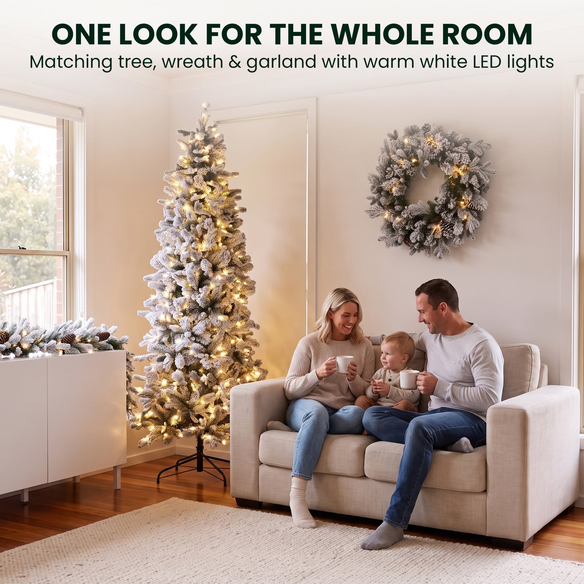 Pre Lit Christmas Tree White