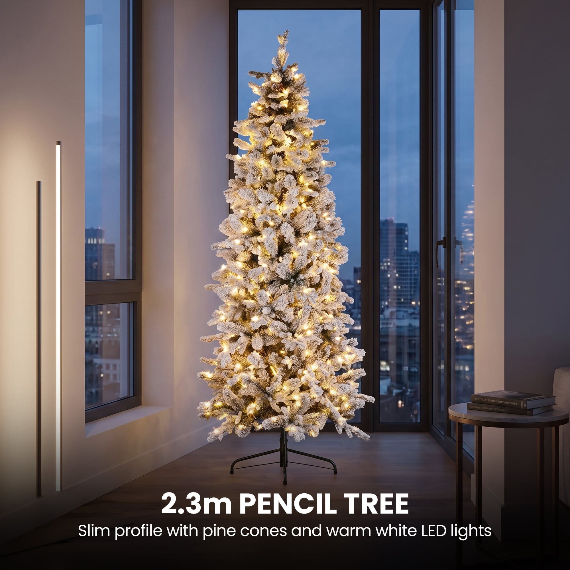 Pre Lit Christmas Tree White