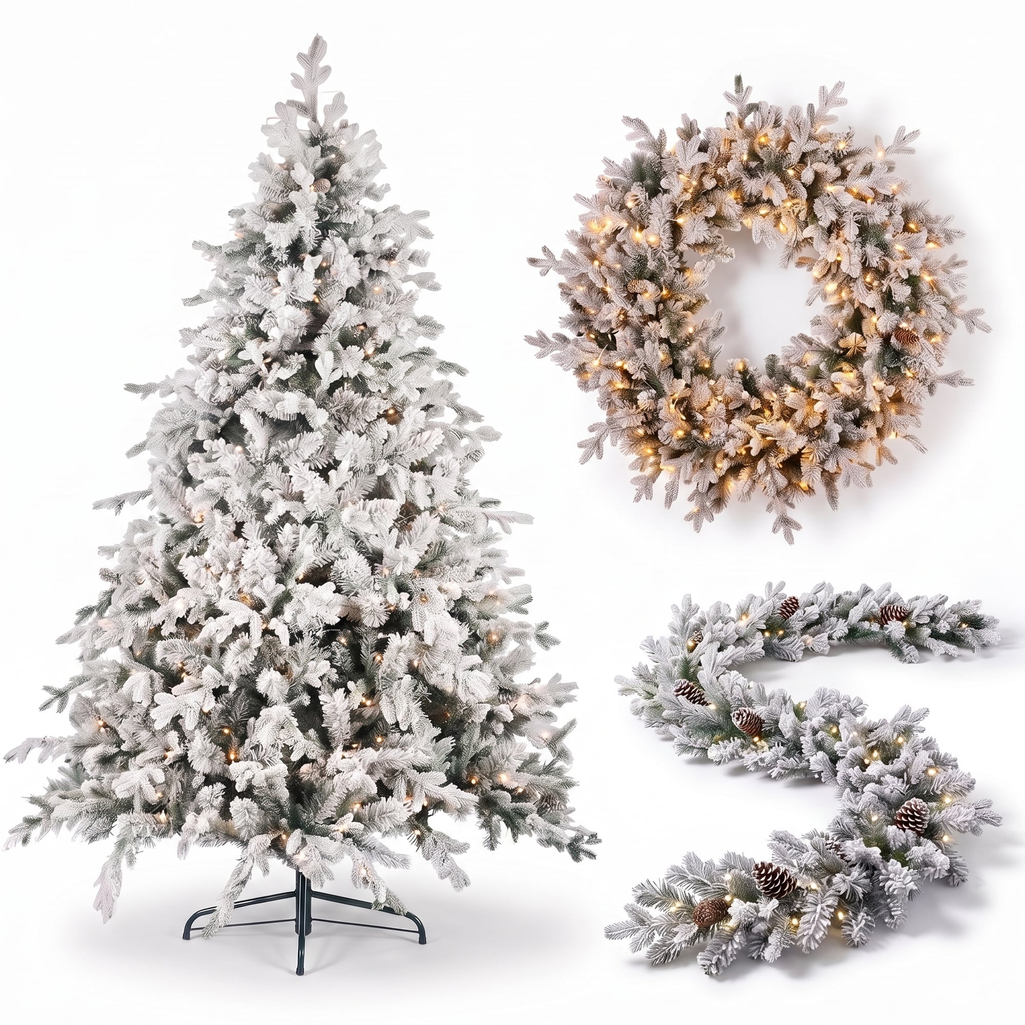 Pre Lit Christmas Tree 9ft Natural