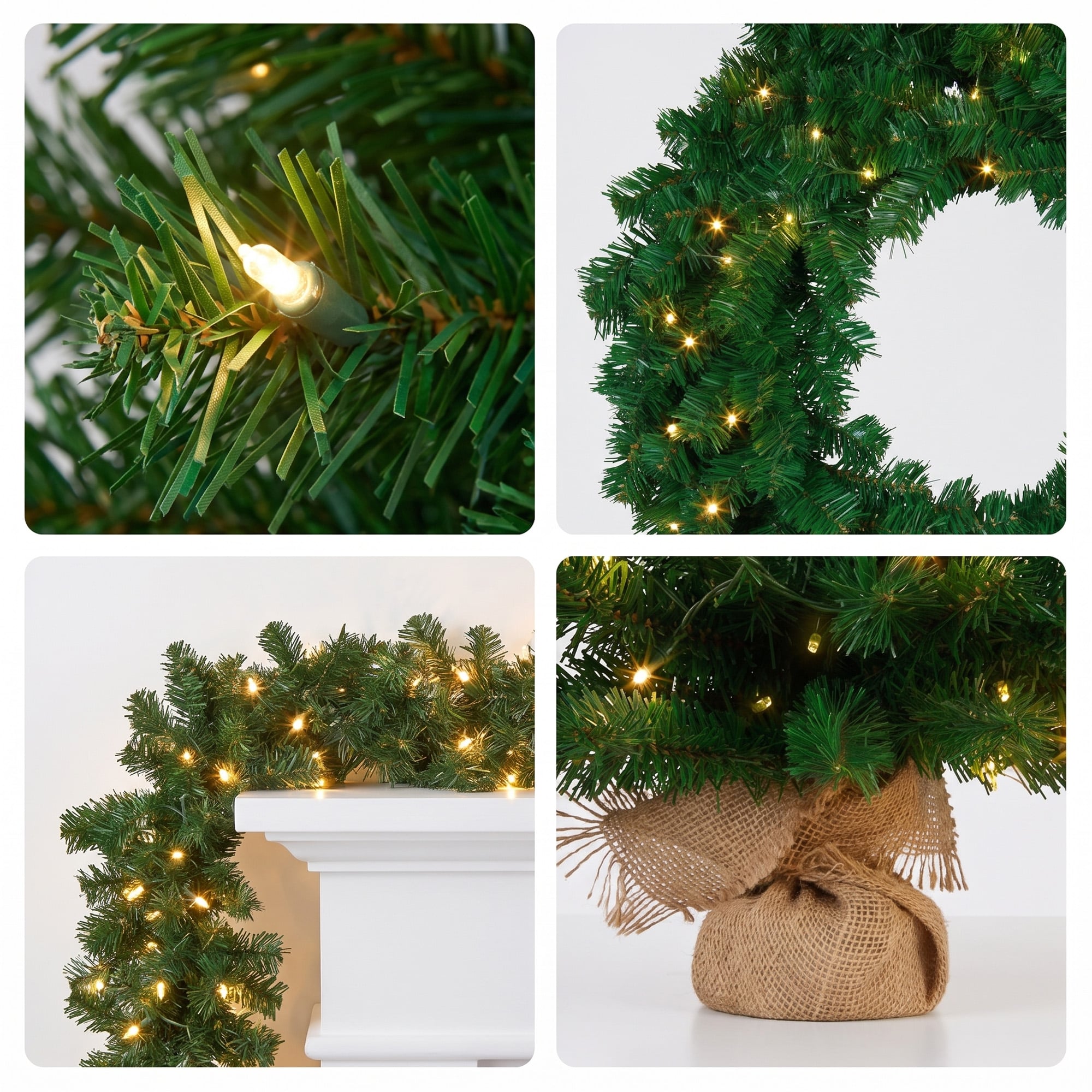 Green Christmas Set Steel