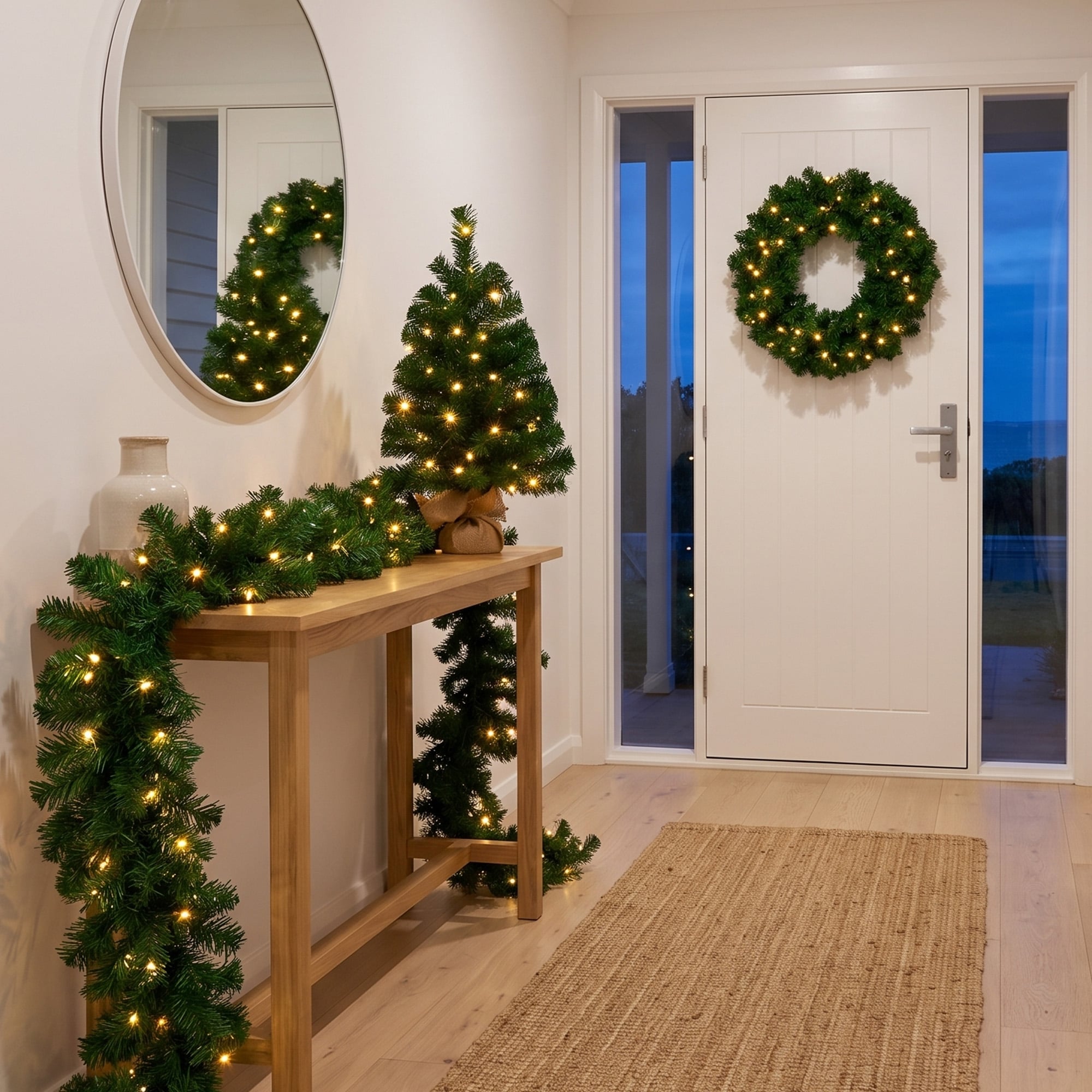 Green Christmas Set Steel