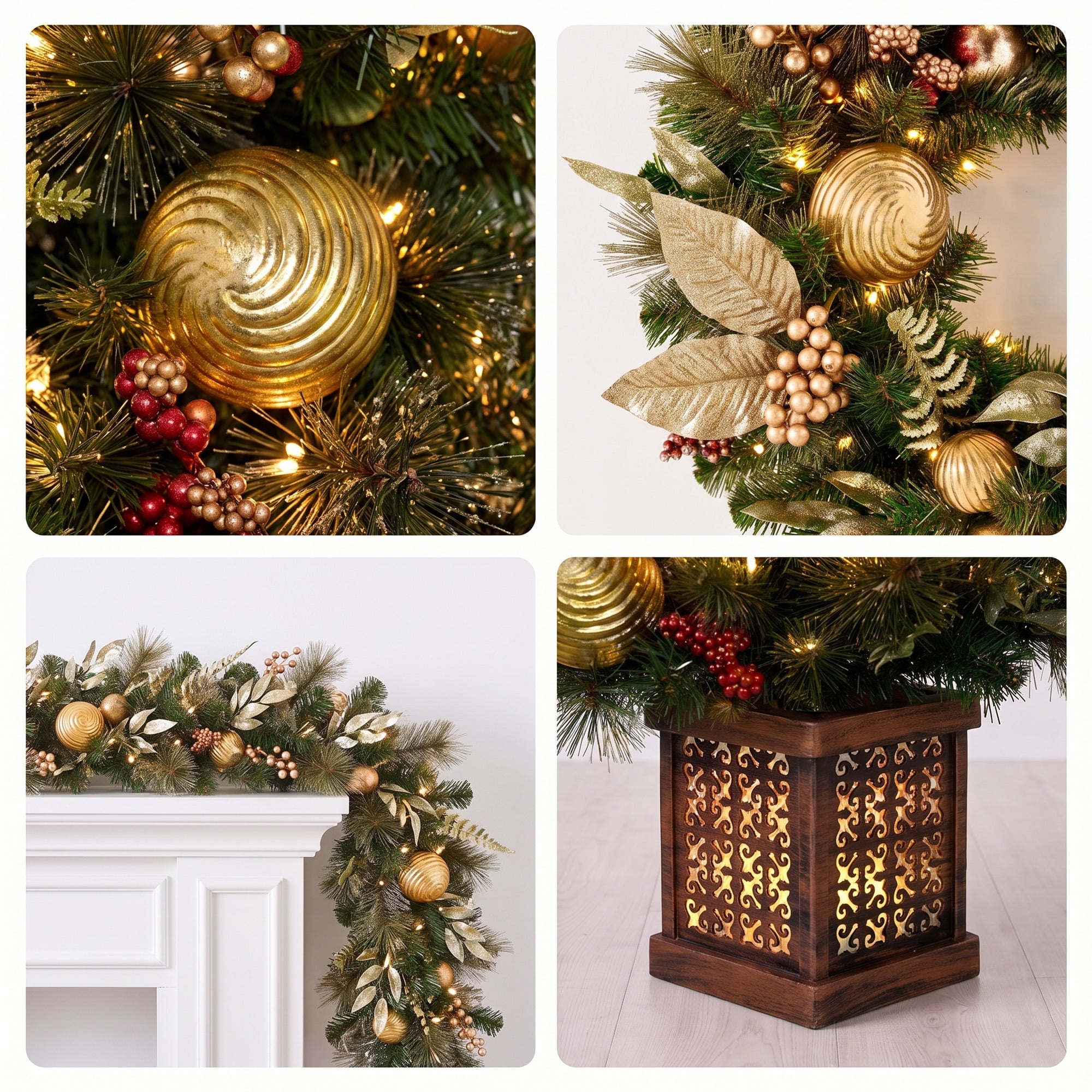 Christmas Tree Set Natural
