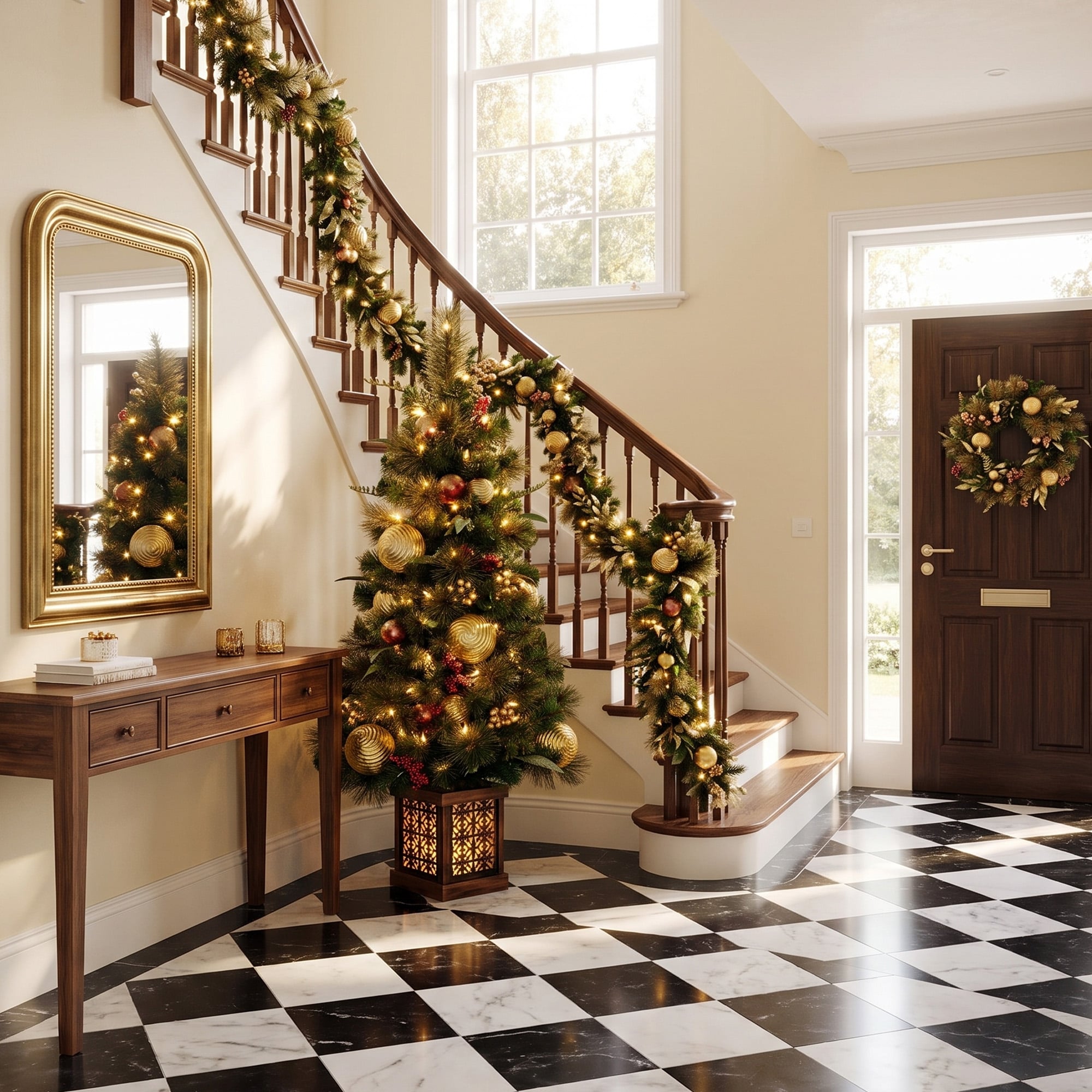 Christmas Tree Set Natural