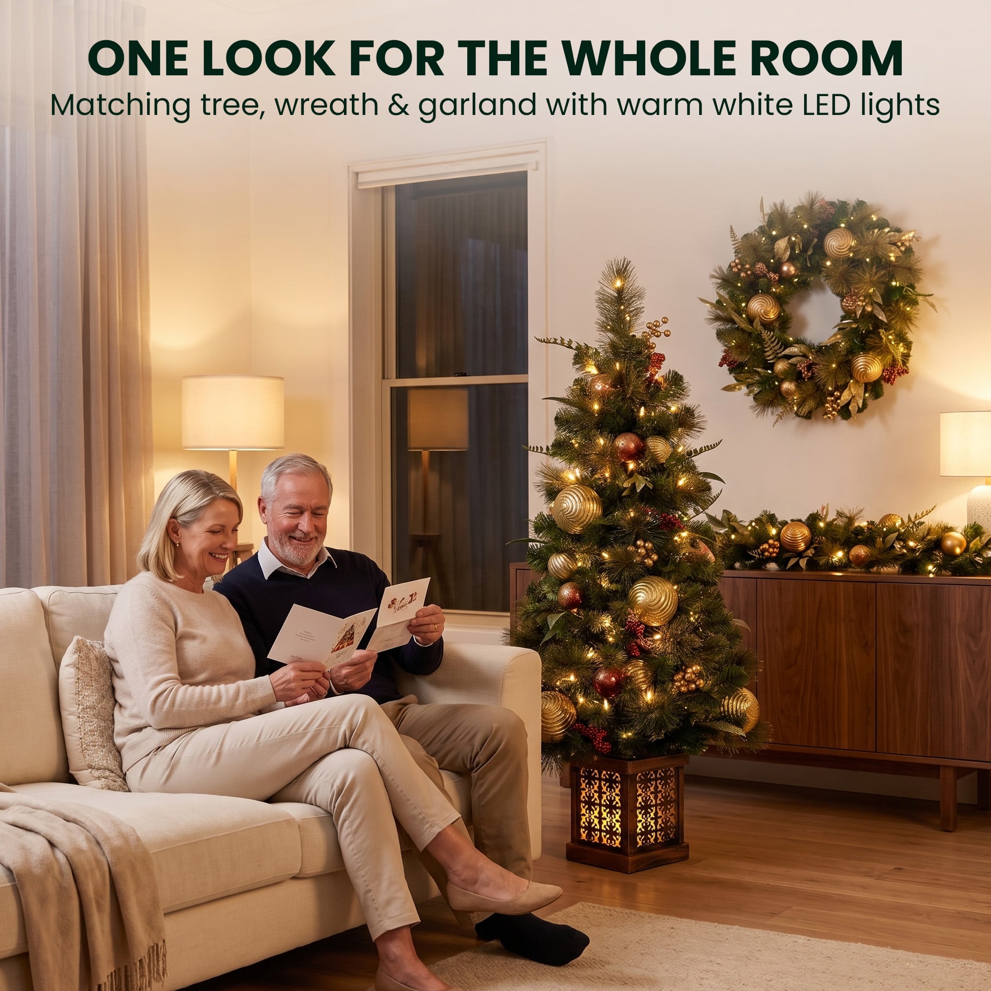 Christmas Tree Set Natural