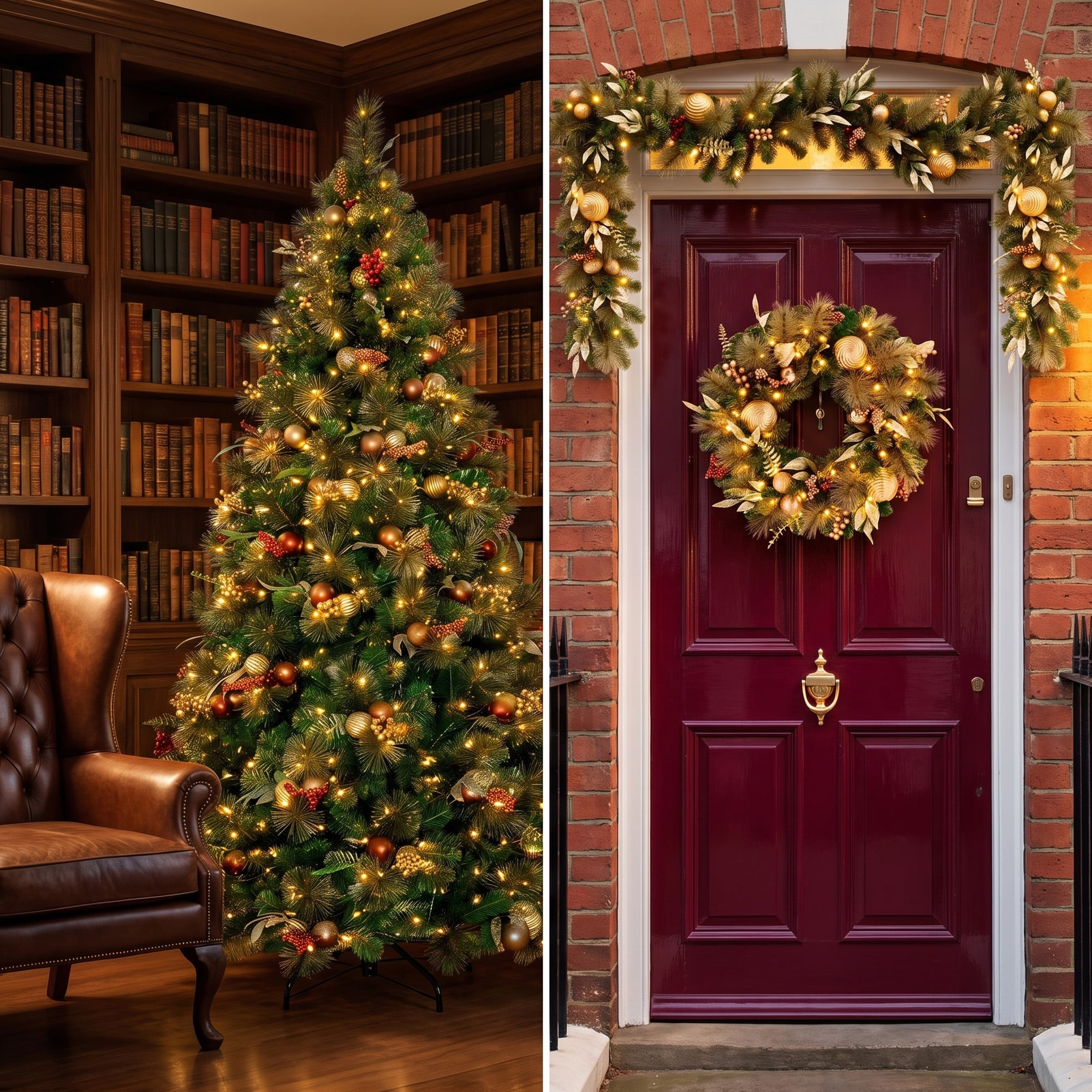 Deluxe Pre Lit Tree Set