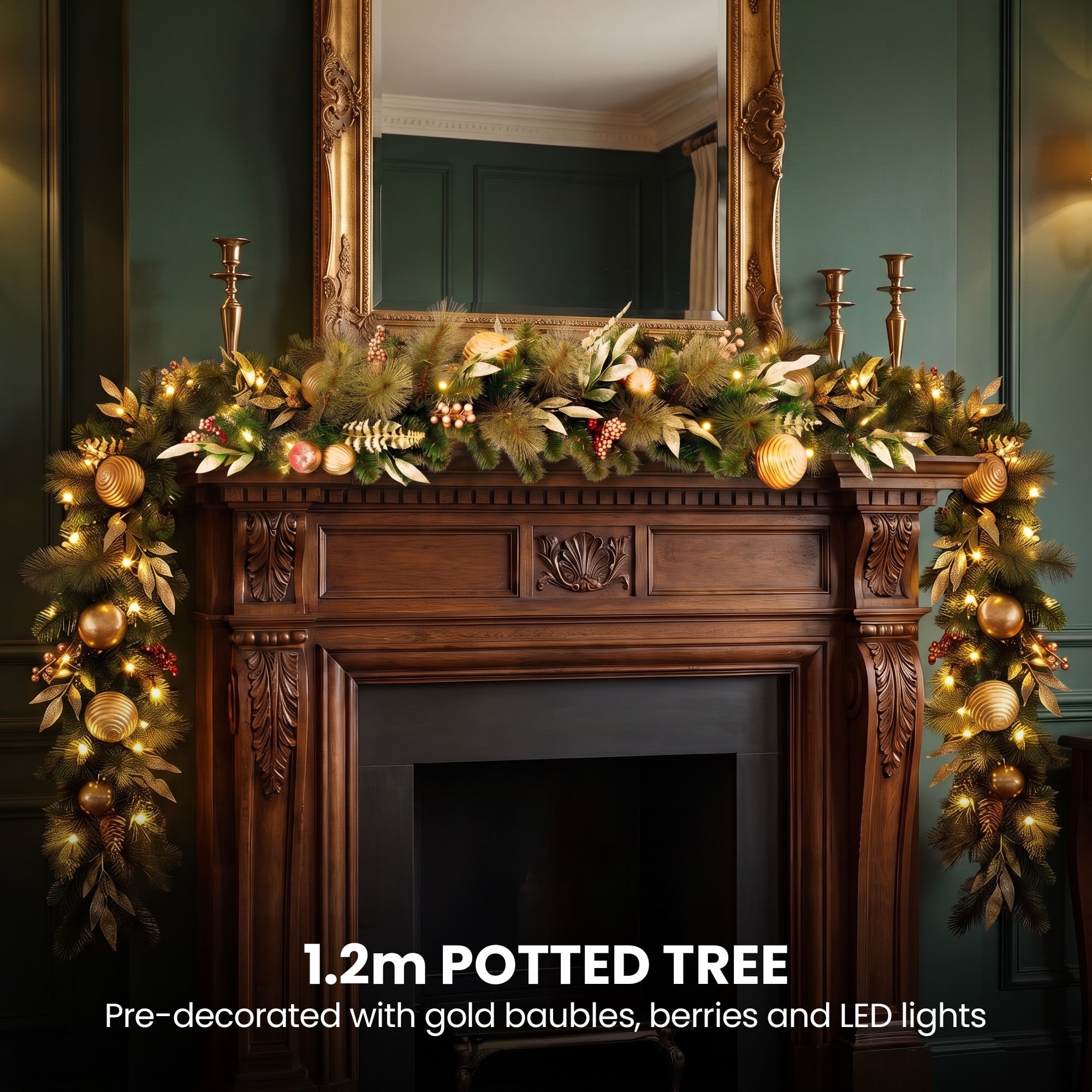 Deluxe Pre Lit Tree Set