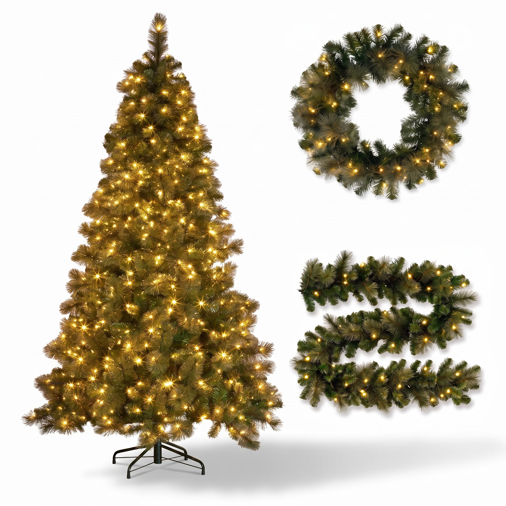 Christmas Tree Gold Foliage