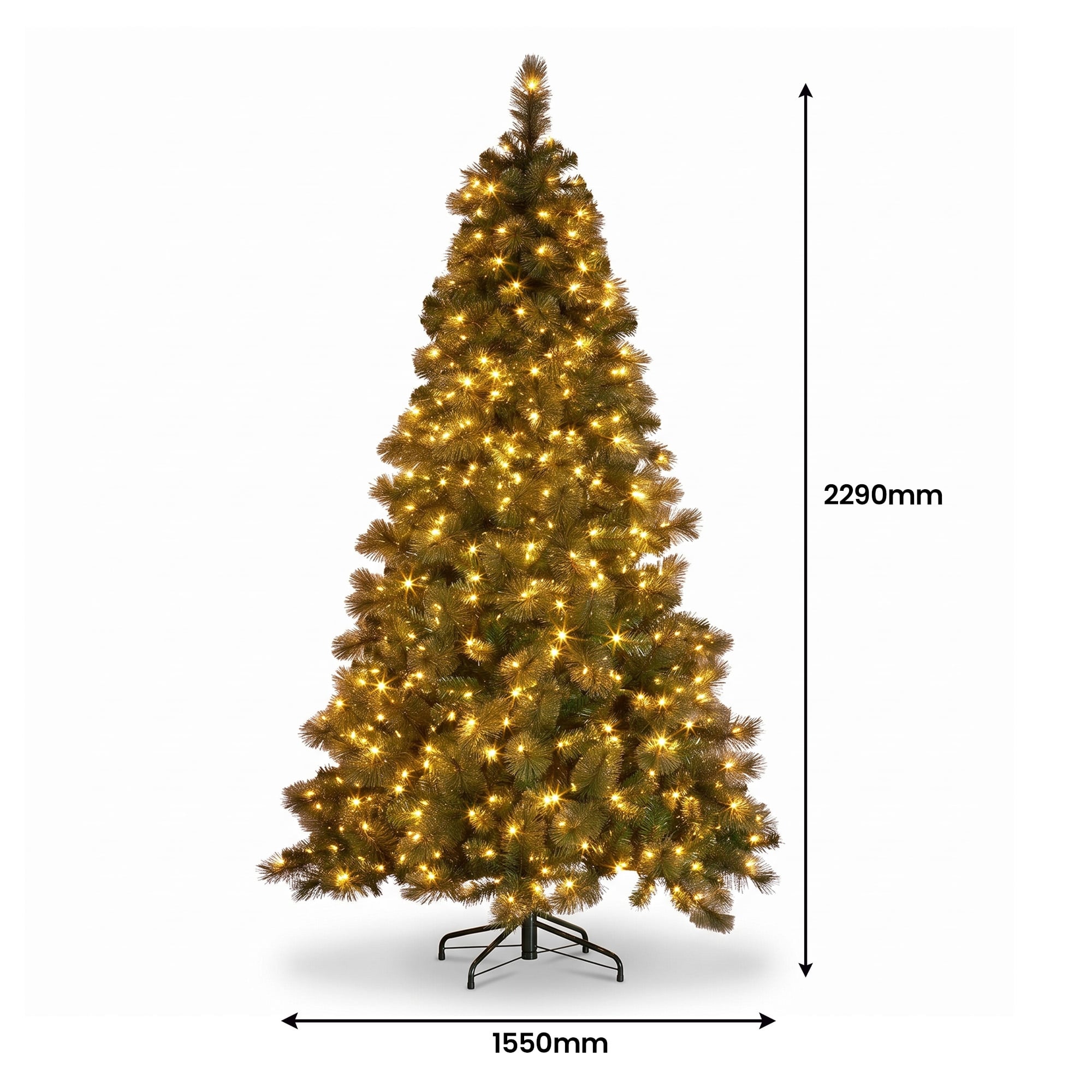 Christmas Tree Gold Foliage