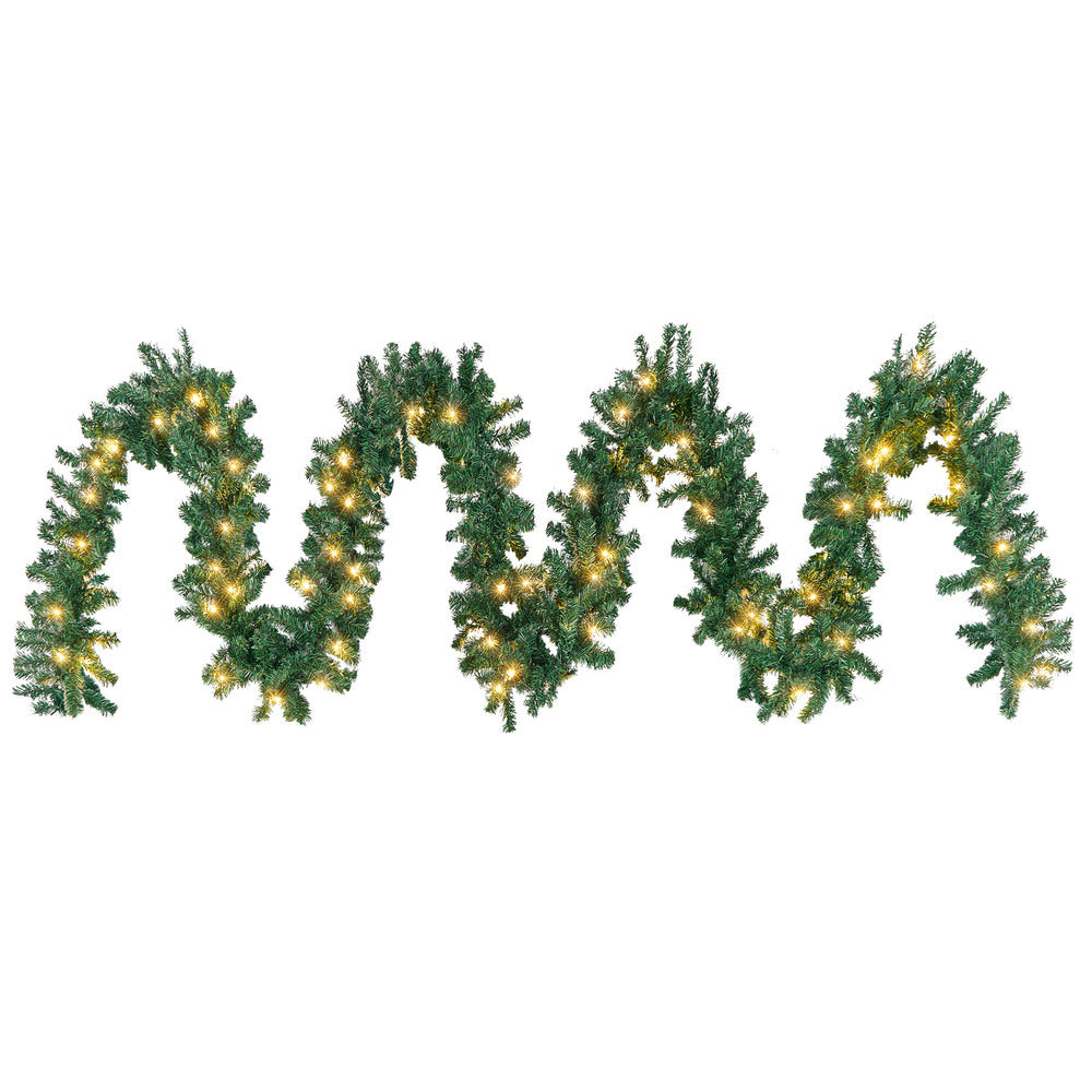 Christmas Garland Green Pre Lit