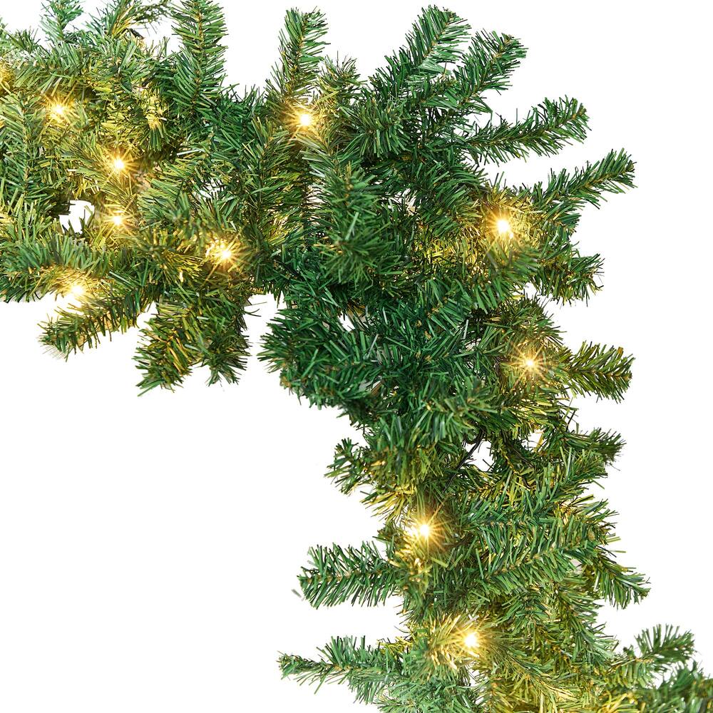 Christmas Garland Green Pre Lit
