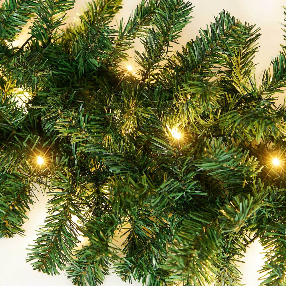 Christmas Garland Green Pre Lit