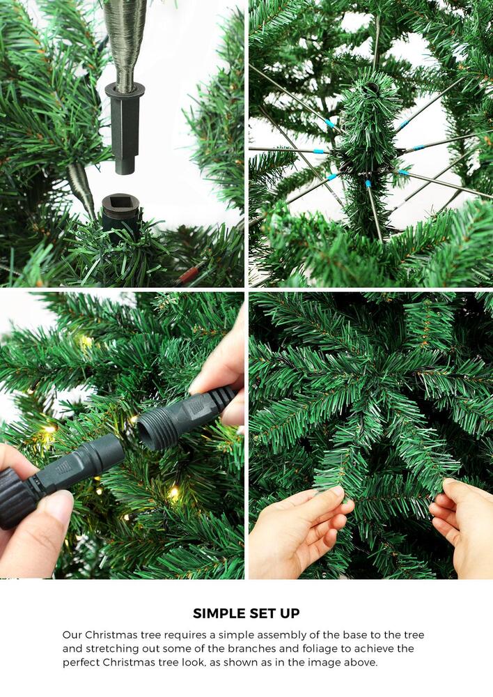 LED Christmas Tree Xmas Decorations Green