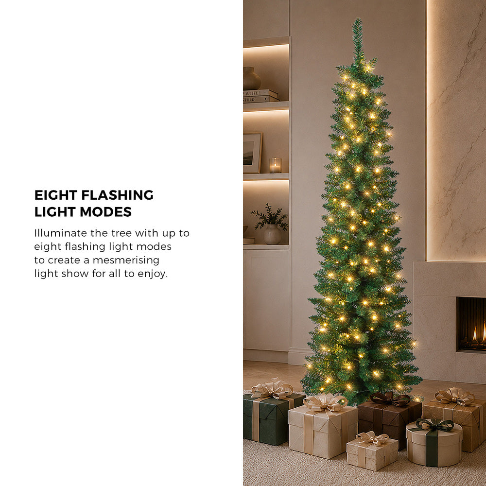 Slim Christmas Tree 6ft Green