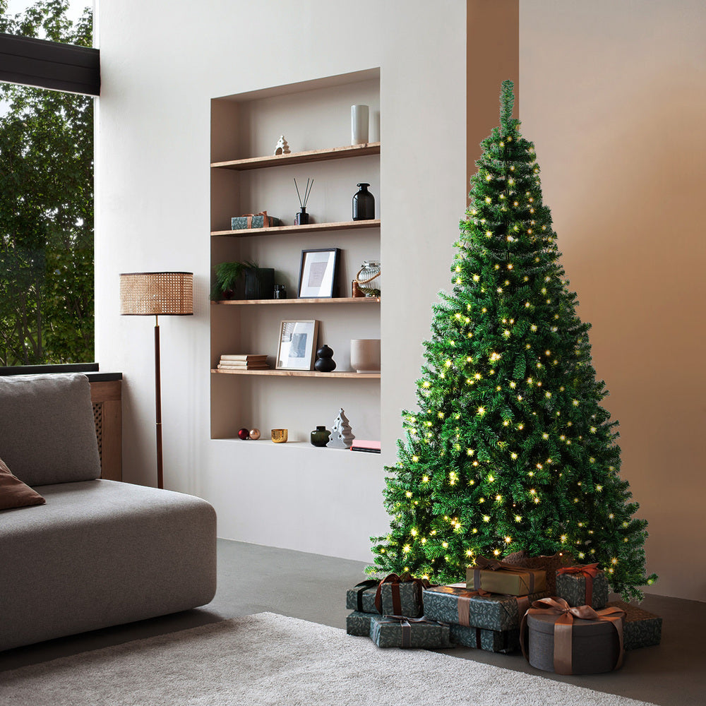 Christmas Tree Xmas Decorations Home Decor Green with LED lights