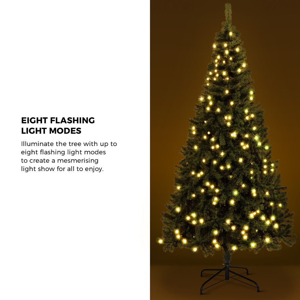 Christmas Tree Xmas Decorations Home Decor Green with LED lights