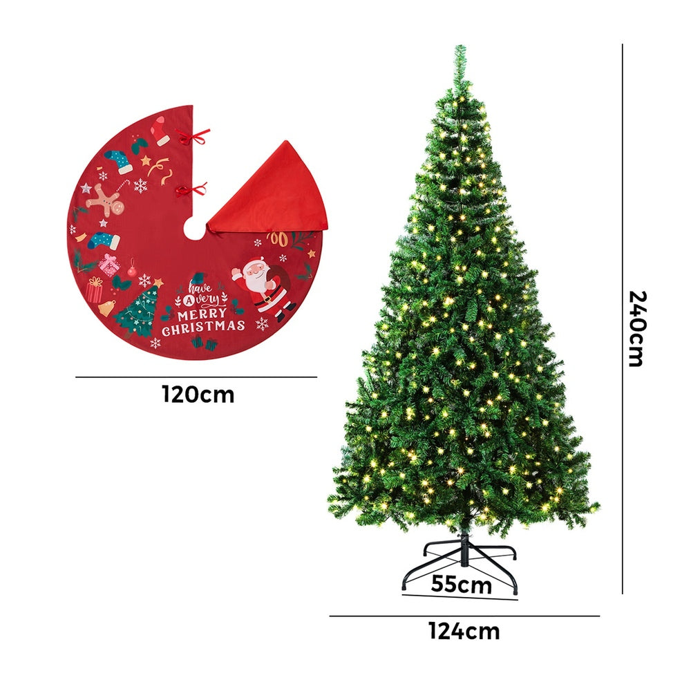 Christmas Tree 8FT LED White