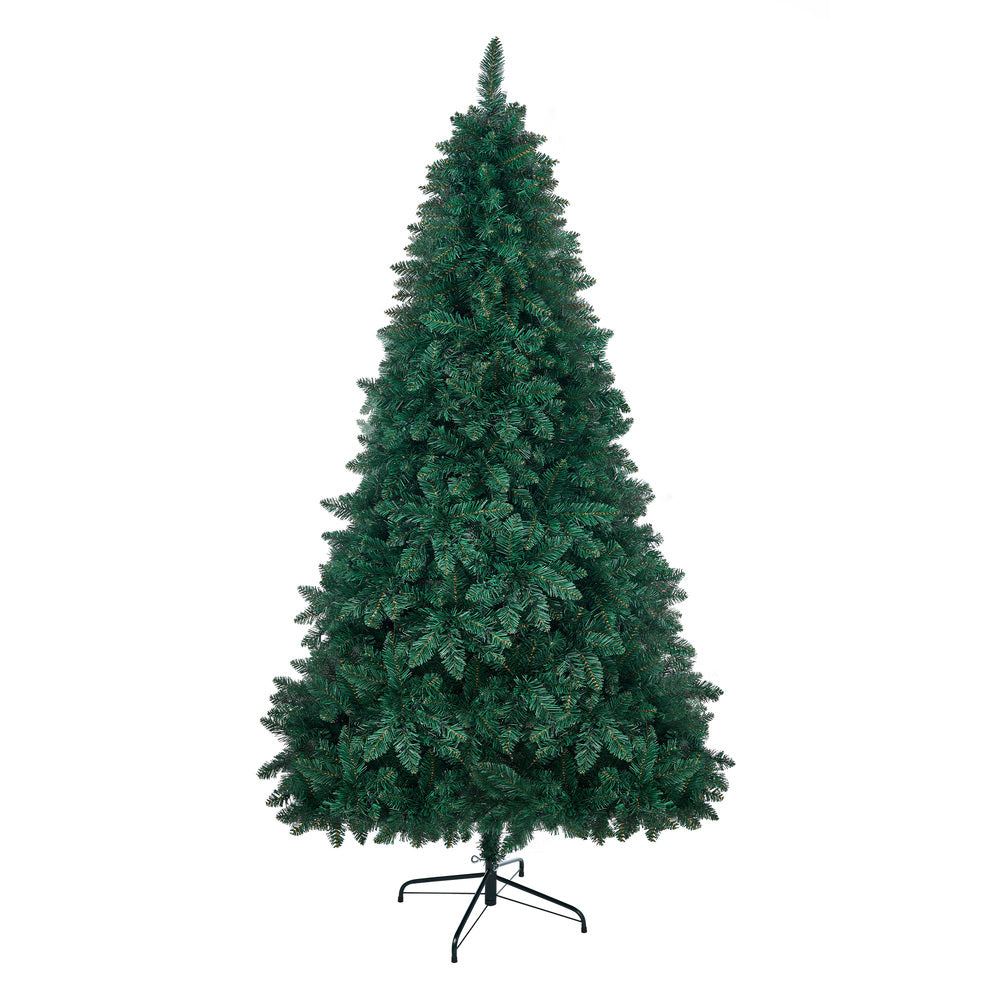 LED Christmas Tree 2.1 2.4 & 1.8M 6FT Multi-Colour Lights 8 Flash Modes Pre-Lit