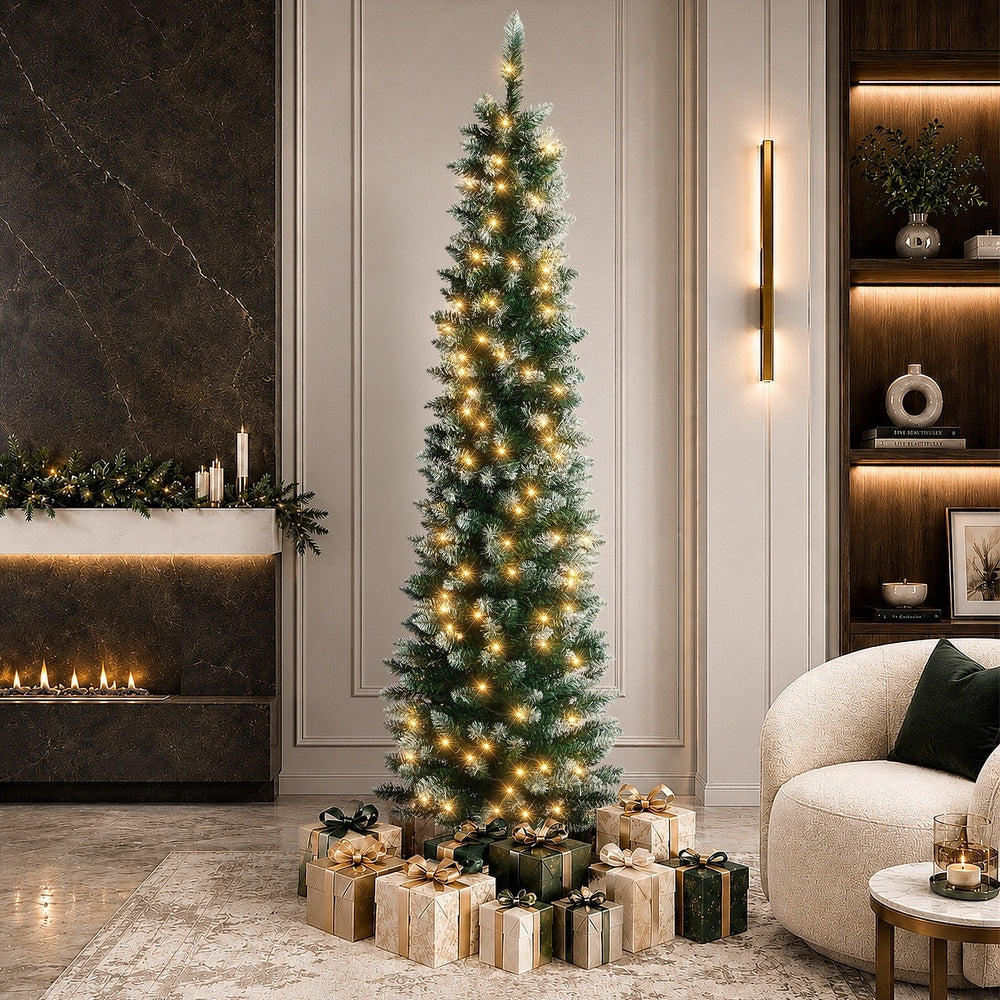 Slim Christmas Tree 6FT White