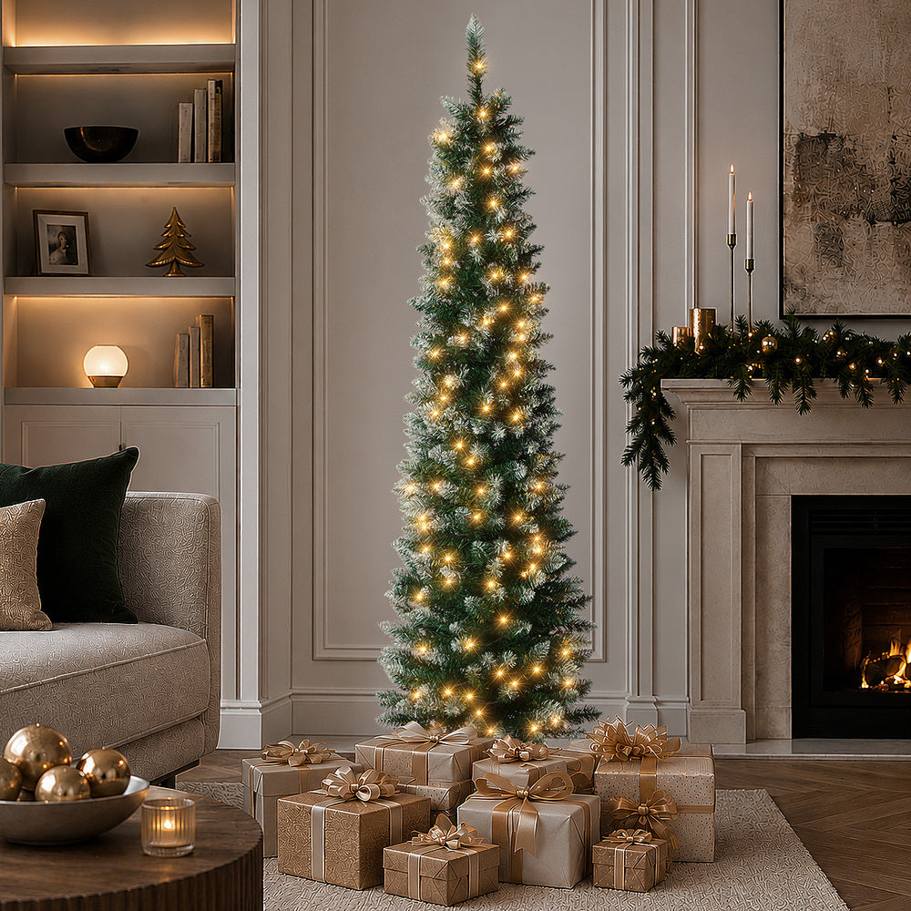 Slim Christmas Tree 6FT White