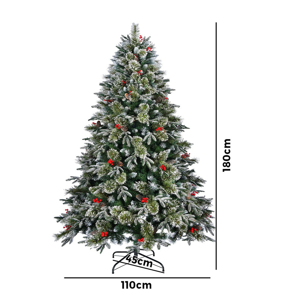 LED Christmas Tree 1.8M 6FT/2.1M 7FT Green White
