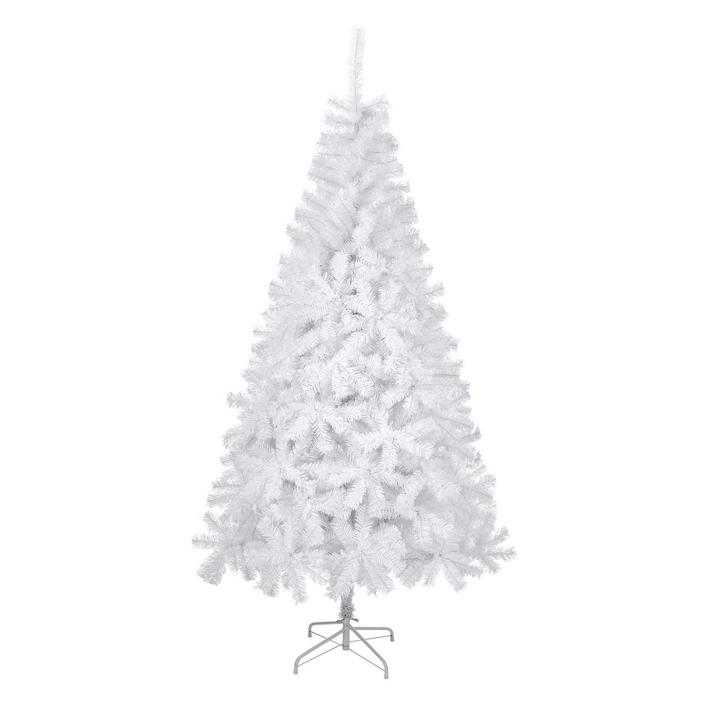 White Christmas Tree 1.8M 6FT 650 Tips Artificial Holiday Decoration