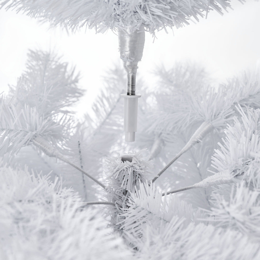 White Christmas Tree 1.8M 6FT 650 Tips Artificial Holiday Decoration