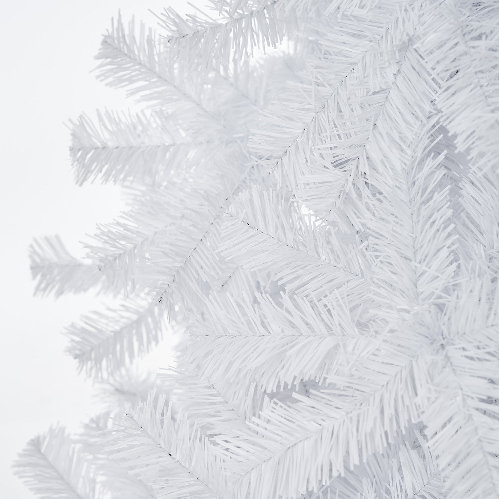 White Christmas Tree 1.8M 6FT 650 Tips Artificial Holiday Decoration