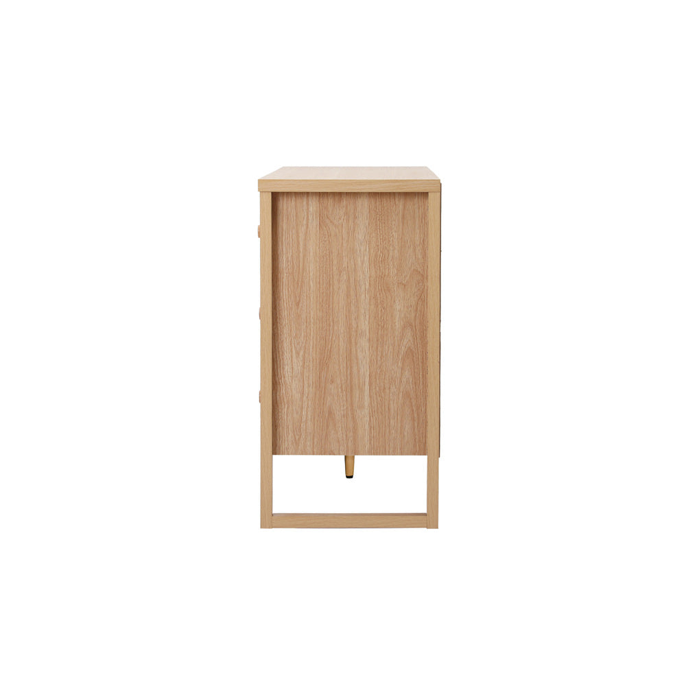 6 Drawer Chest of Drawers Natural Lowboy | Simpledeals