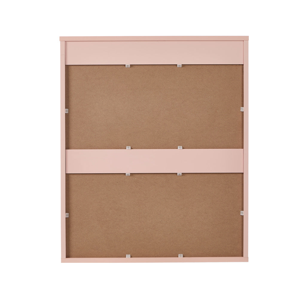 3 Drawer Chest Bedroom Dresser Storage Cabinet Nightstand Pink & White