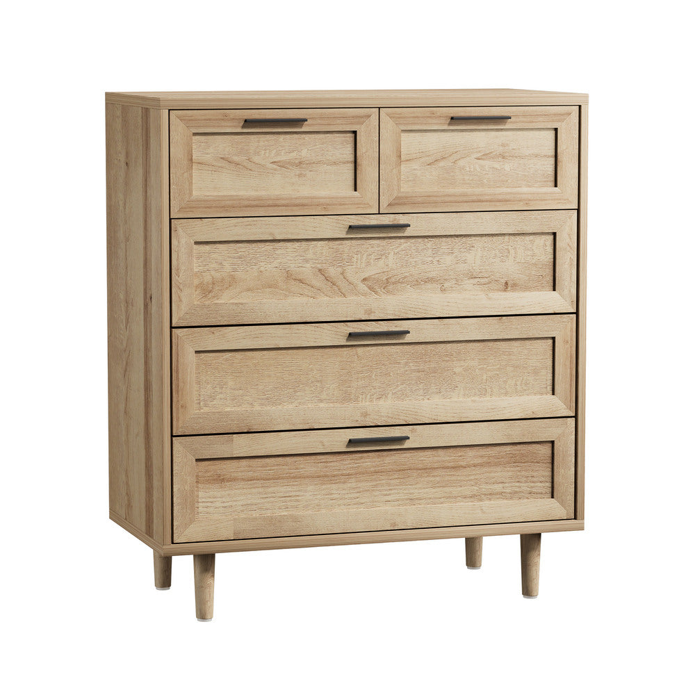 Chest of Drawers and 2 Bedside Tables Bedroom Set