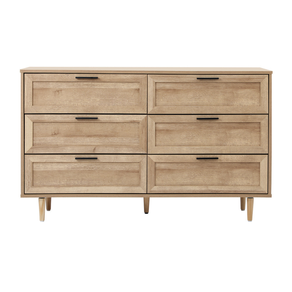 5/6/7 Chest of Drawers Dresser Tallboy Natural/White