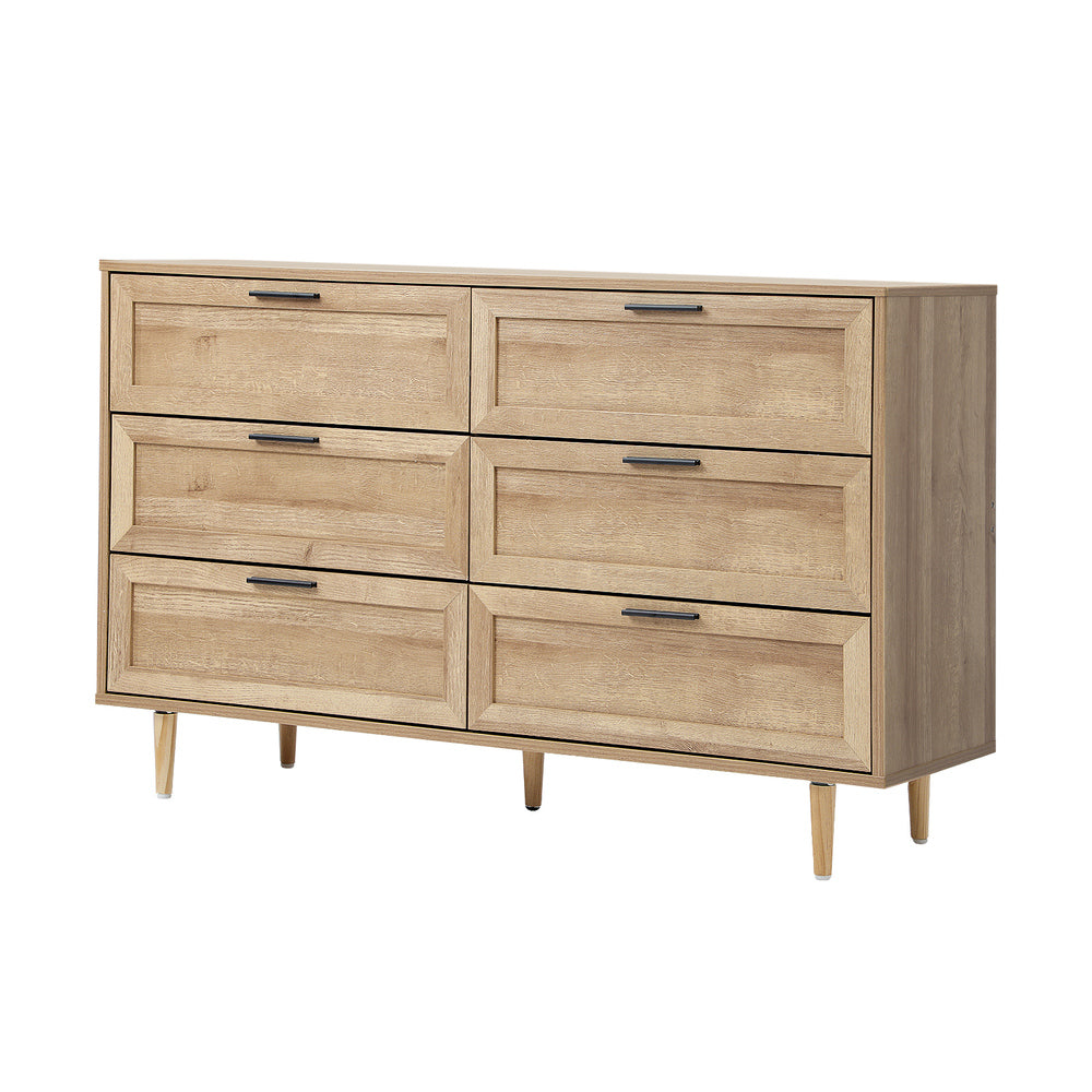 5/6/7 Chest of Drawers Dresser Tallboy Natural/White