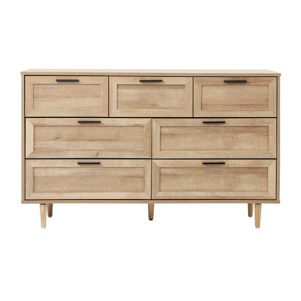 Chest of Drawers and 2 Bedside Tables Bedroom Set