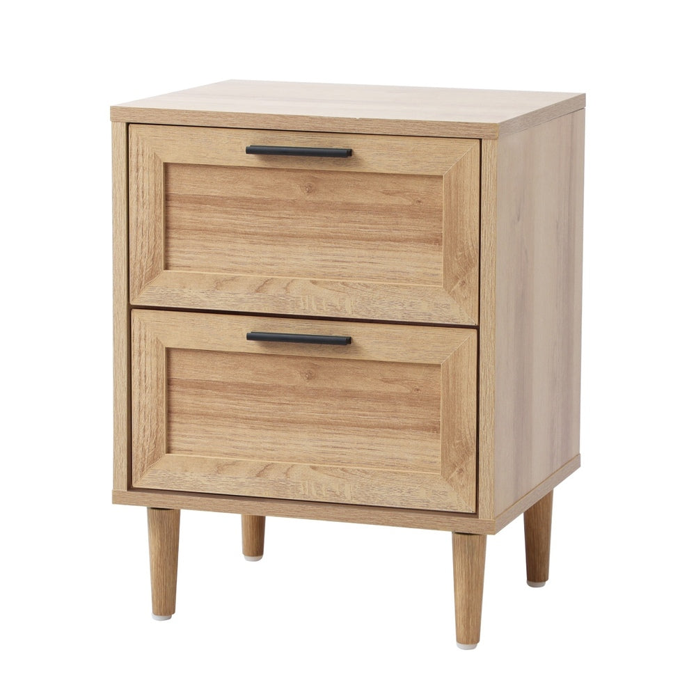 Chest of Drawers and 2 Bedside Tables Bedroom Set