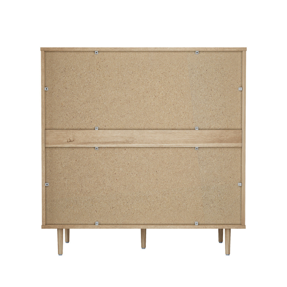8 Drawer Tallboy Dresser Natural Wood | Simpledeals