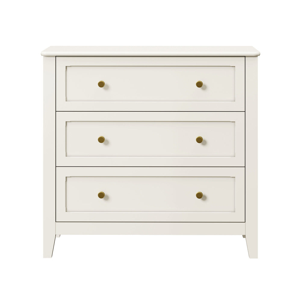 White Chest Of Drawers Storage 80x39.5x75cm