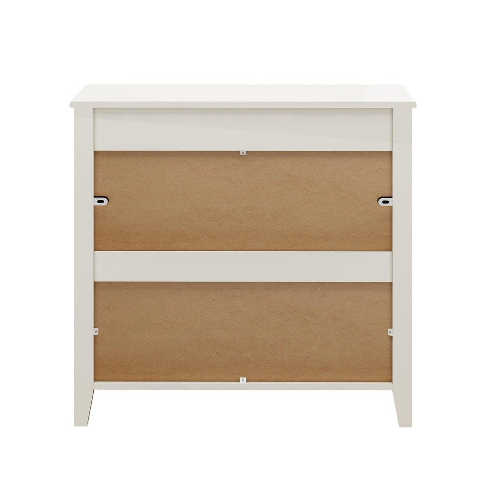 White Chest Of Drawers Storage 80x39.5x75cm