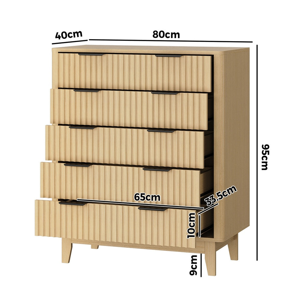 Chest of Drawers Dressers Tallboy Stripe