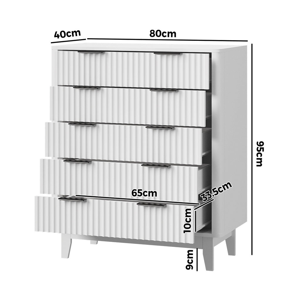 Chest of Drawers Dressers Tallboy Stripe