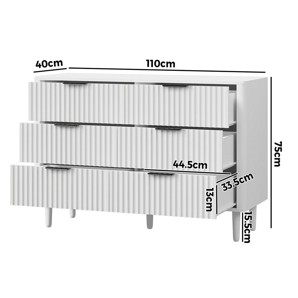 Chest of Drawers Dressers Tallboy Stripe