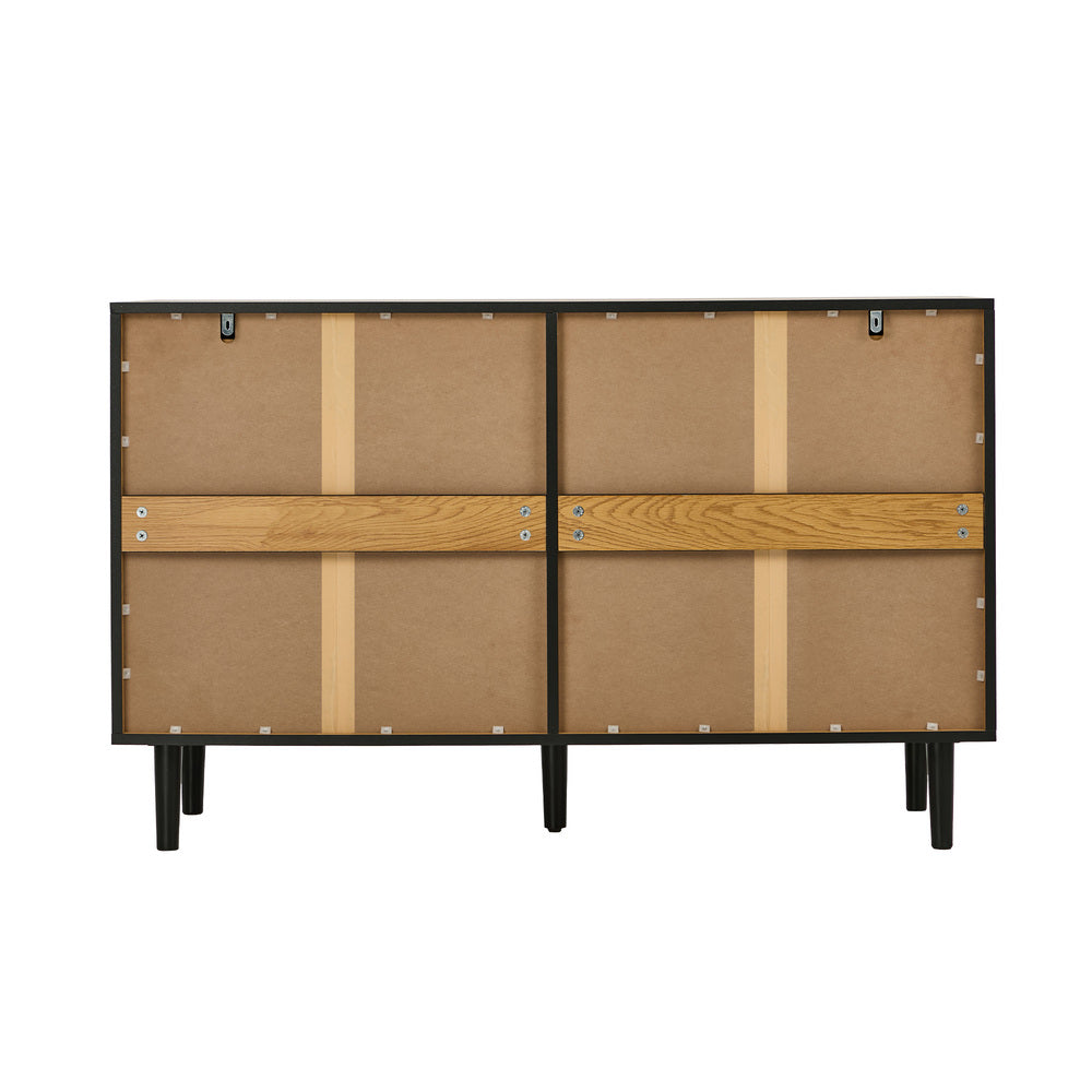 6 Chest of Drawers Lowboy Storage Natural